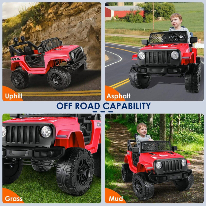 Load image into Gallery viewer, 12V/24V Electric Jeep Truck ATV Ride-On Toy with Parental Remote Control for Kids
