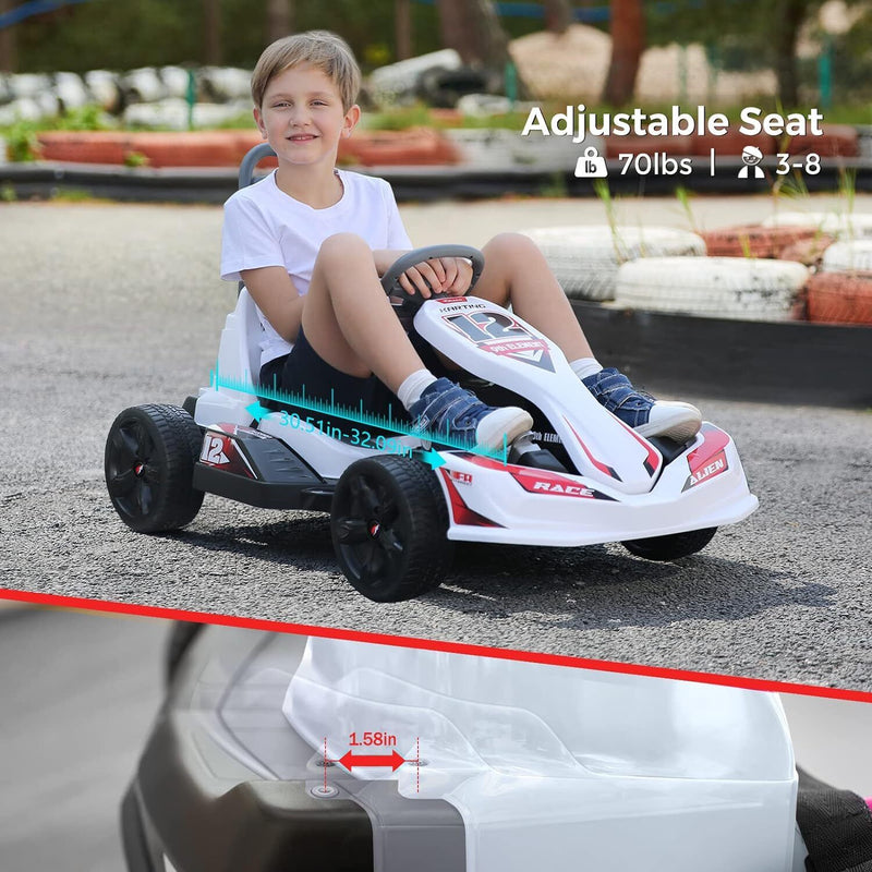 Load image into Gallery viewer, 12V 2WD Electric Go Kart for Kids with Remote Control and Safety Belt
