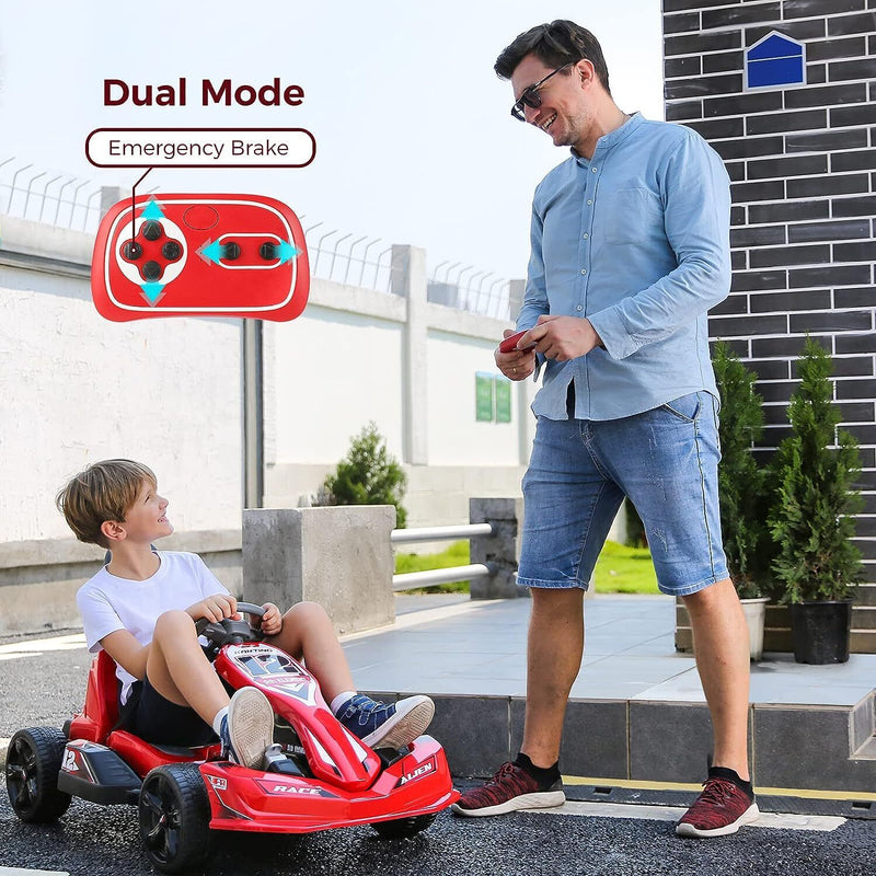Load image into Gallery viewer, 12V 2WD Electric Go Kart for Kids with Remote Control and Safety Belt
