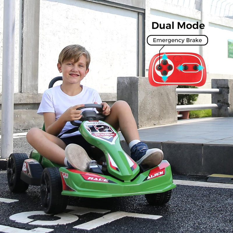 Load image into Gallery viewer, 12V 2WD Electric Go Kart for Kids with Remote Control and Safety Belt
