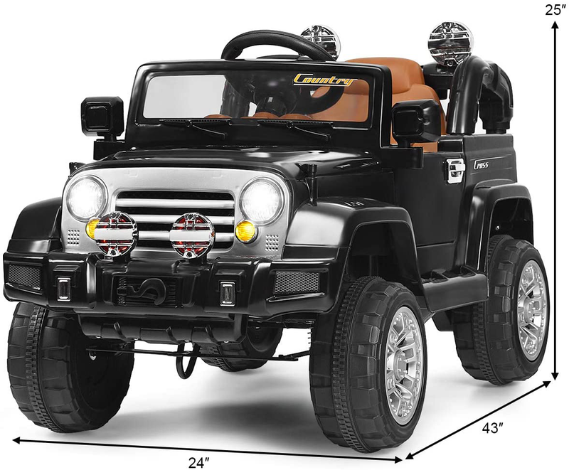 Load image into Gallery viewer, 12V 2WD Ride-On Jeep Car with Manual and Remote Control Options
