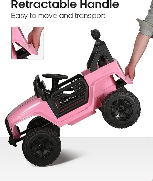 Electric Kids Ride On Car Power Wheels Jeep 2 Seater with 12V 7Ah Battery for Safe and Fun Playtime