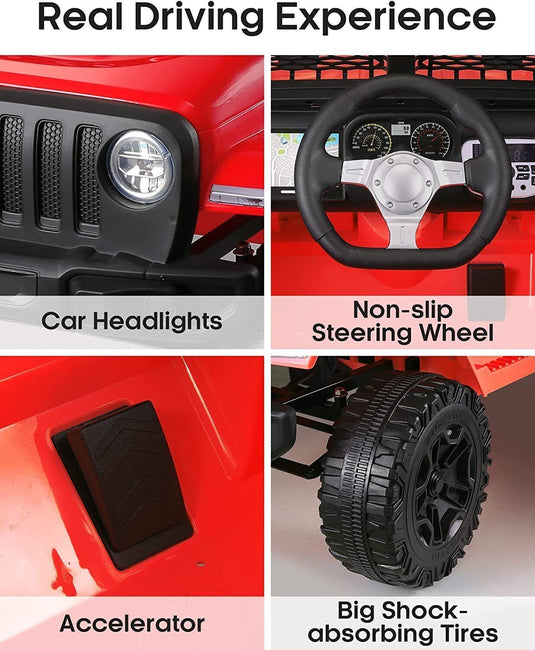 12V 7Ah Electric Kids Ride On Car Power Wheels Jeep - 2 Seater