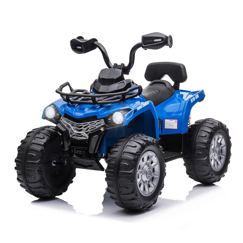 Load image into Gallery viewer, 12V Battery Powered Electric ATV Quad for Kids - 4-Wheel Ride On Toy with 2 Speed Options
