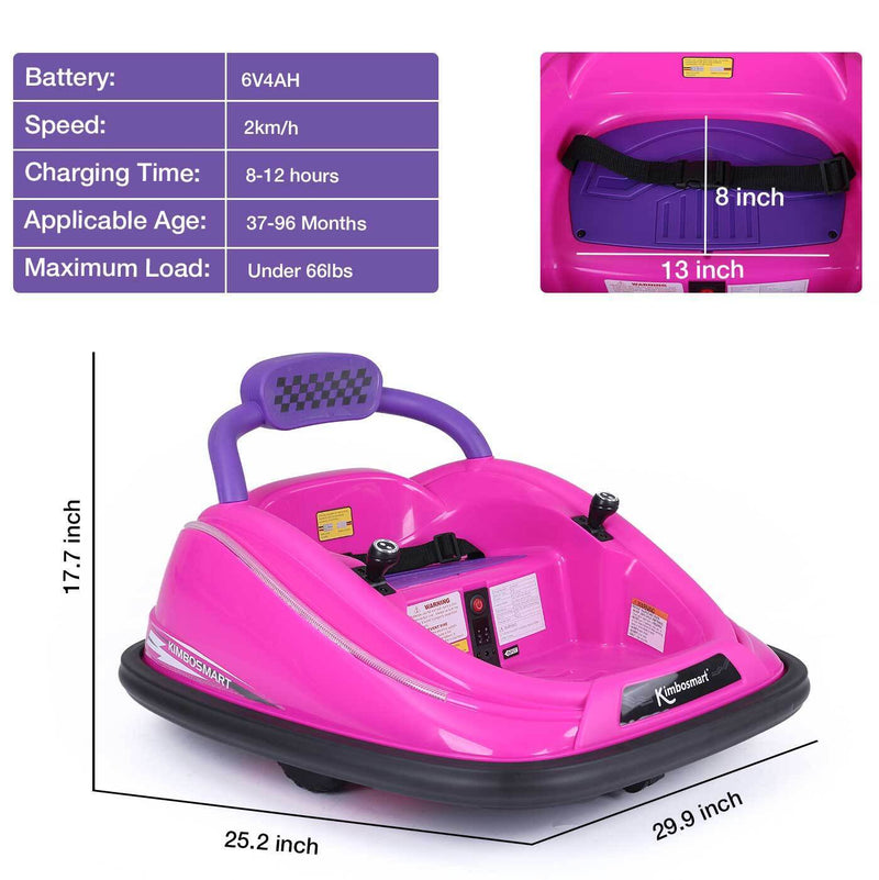 Load image into Gallery viewer, 12V Battery Powered Electric Bumper Car for Kids with Dual Joystick Control
