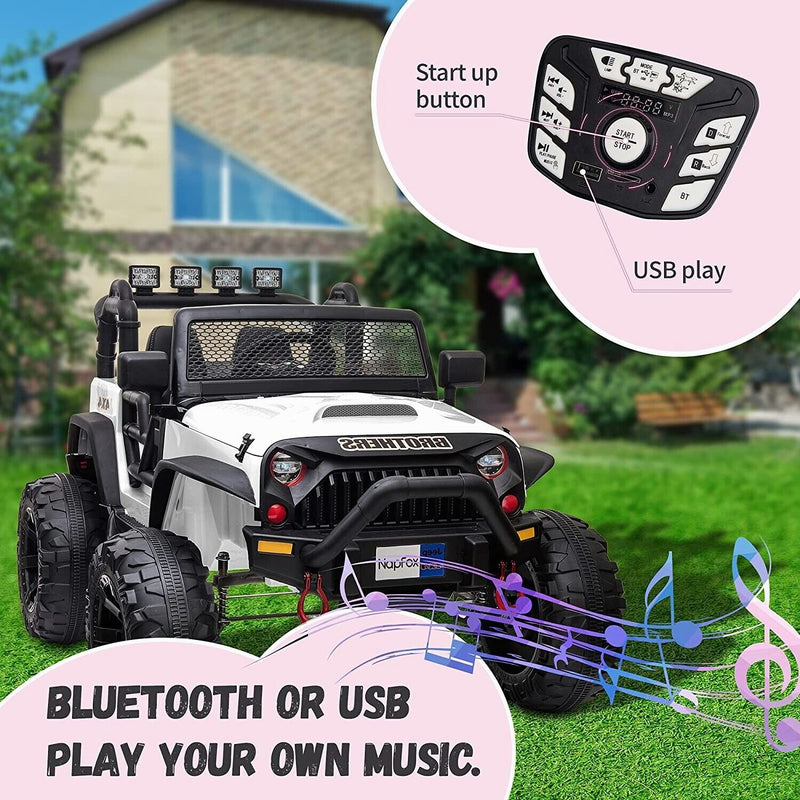 Load image into Gallery viewer, 12V Battery Powered Electric Ride On Car with 2 Seats - Perfect for Kids 48.4 Large

