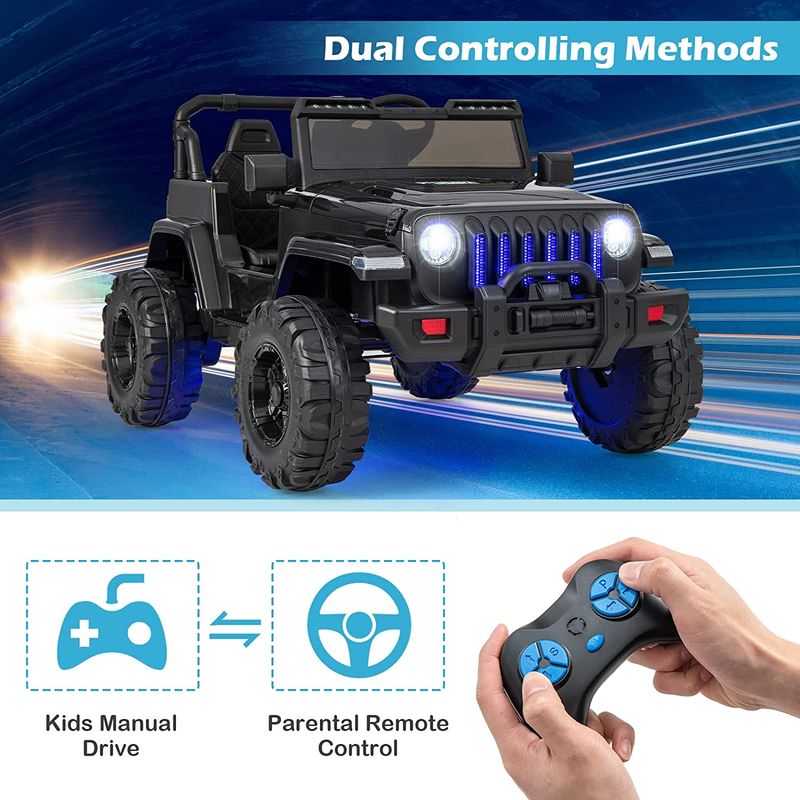 Load image into Gallery viewer, 12V Battery Powered Electric Ride-On Truck for Kids with 2.4G Remote Control
