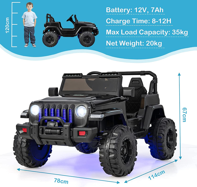 Load image into Gallery viewer, 12V Battery Powered Electric Ride-On Truck for Kids with 2.4G Remote Control

