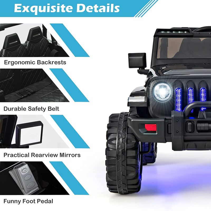 Load image into Gallery viewer, 12V Battery Powered Electric Ride-On Truck for Kids with 2.4G Remote Control
