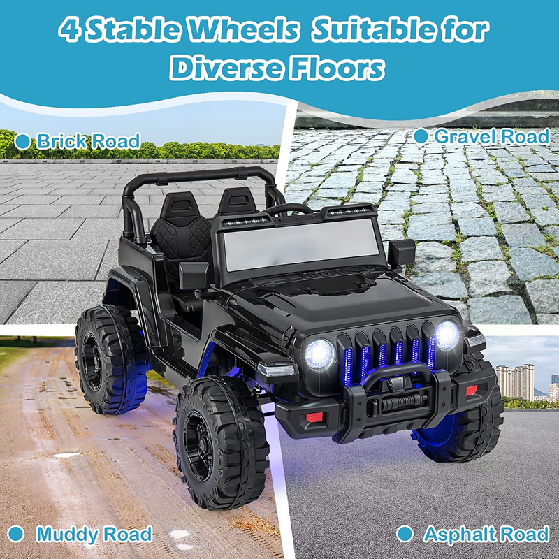 Load image into Gallery viewer, 12V Battery Powered Electric Ride-On Truck for Kids with 2.4G Remote Control

