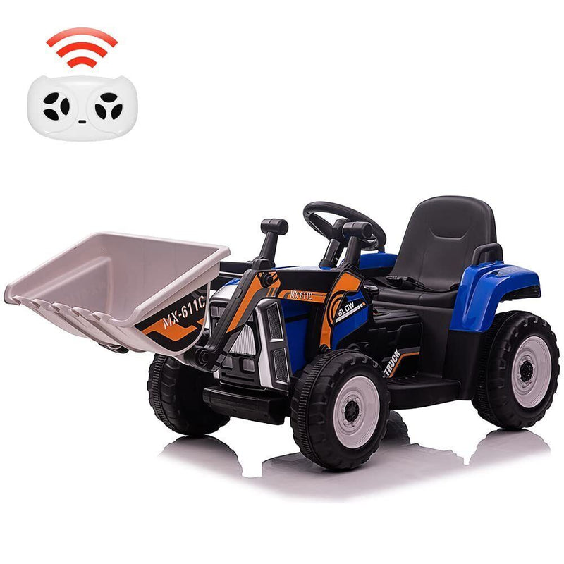 Load image into Gallery viewer, 12V Battery-Powered Excavator Ride-On Toy with Music, Headlights, and Tractor Design - Perfect Gift for Kids
