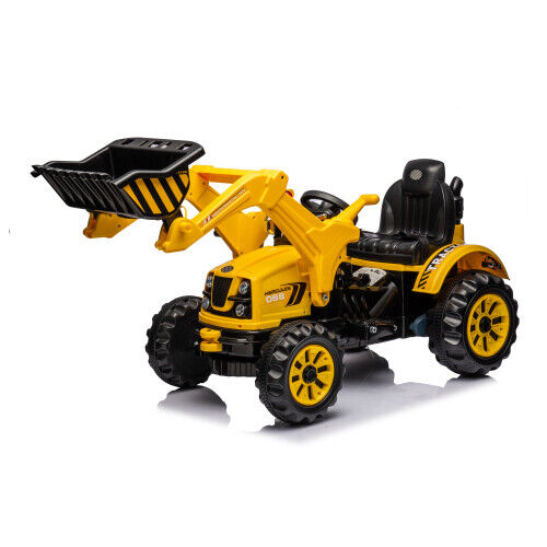 Load image into Gallery viewer, 12V Battery-Powered Front Loader Construction Vehicle for Kids with Horn Sound
