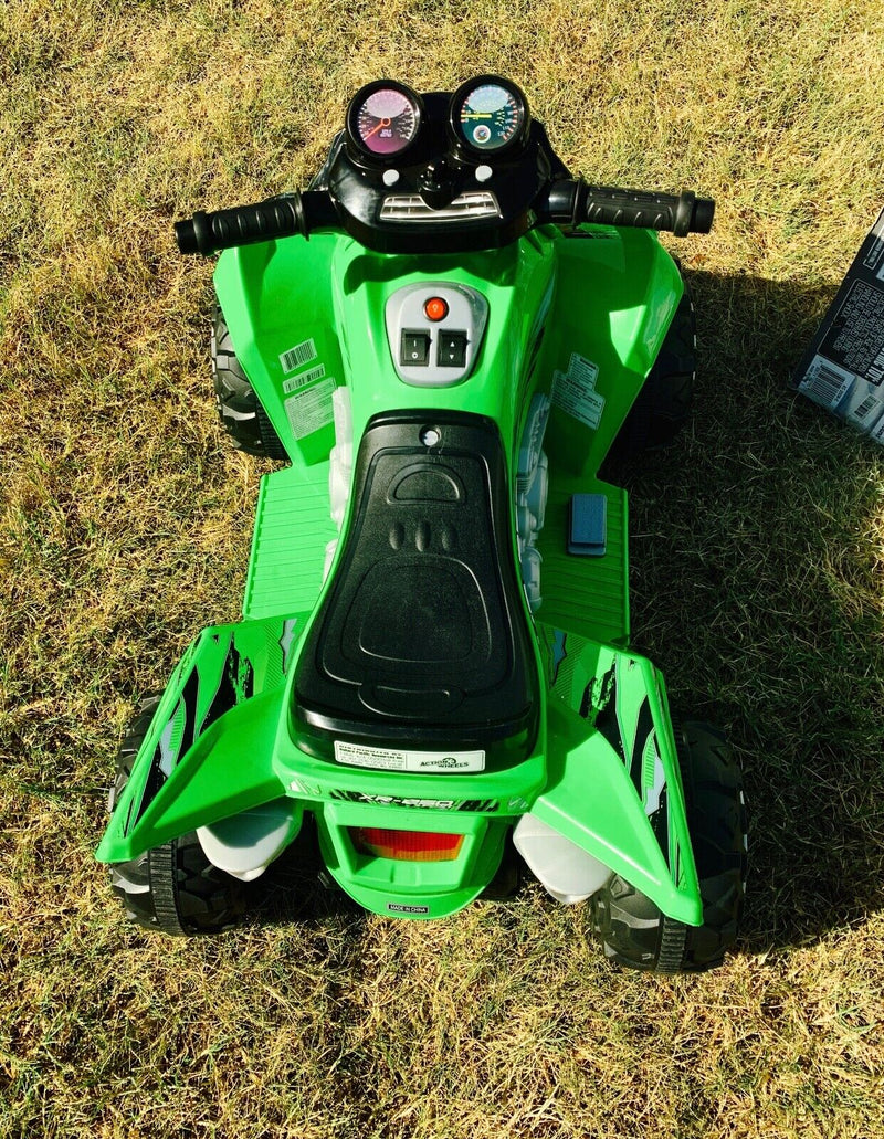 Load image into Gallery viewer, 12V Battery-Powered Kids ATV with Realistic Sounds and Lights - Green
