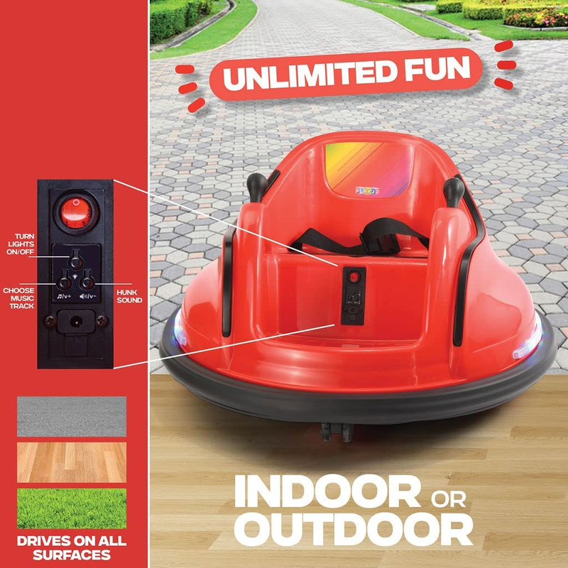 Load image into Gallery viewer, 12V Battery-Powered Kids Bumper Car for Endless Fun!
