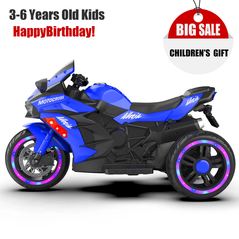 Load image into Gallery viewer, 12V Battery Powered Kids&#39; Motorcycle Ride-On Toy
