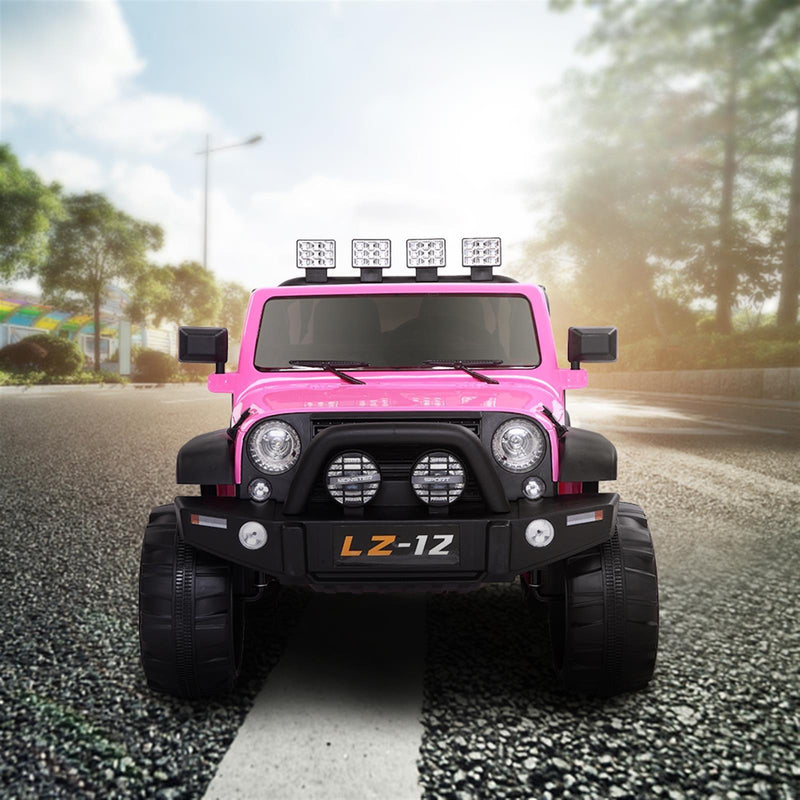 Load image into Gallery viewer, 12V Battery-Powered Kids Ride-On Car with Music, Lights, and Remote Control - Pink
