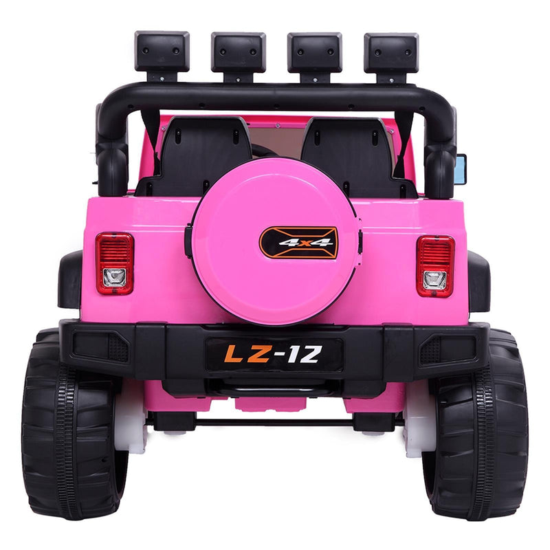 Load image into Gallery viewer, 12V Battery-Powered Kids Ride-On Car with Music, Lights, and Remote Control - Pink

