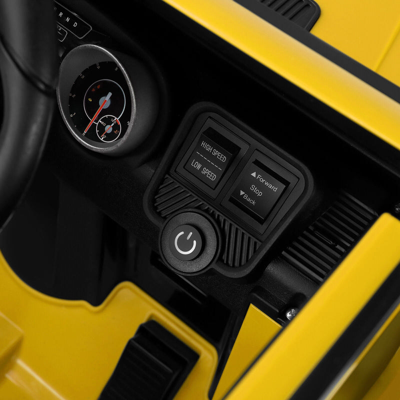 Load image into Gallery viewer, Mercedes-Benz Truck 12V Battery Ride On Car for Kids with 3 Speeds, LED Lights, Music, and Remote Control - Yellow
