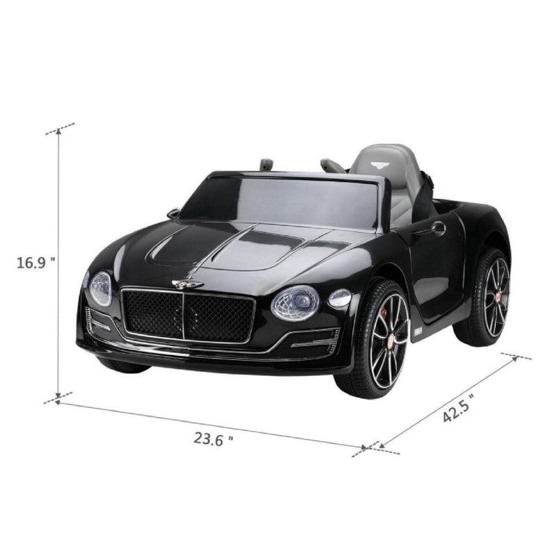 Load image into Gallery viewer, 12V Battery Powered Ride-On Car for Kids Ages 2-8 with Parental Remote Control - Black
