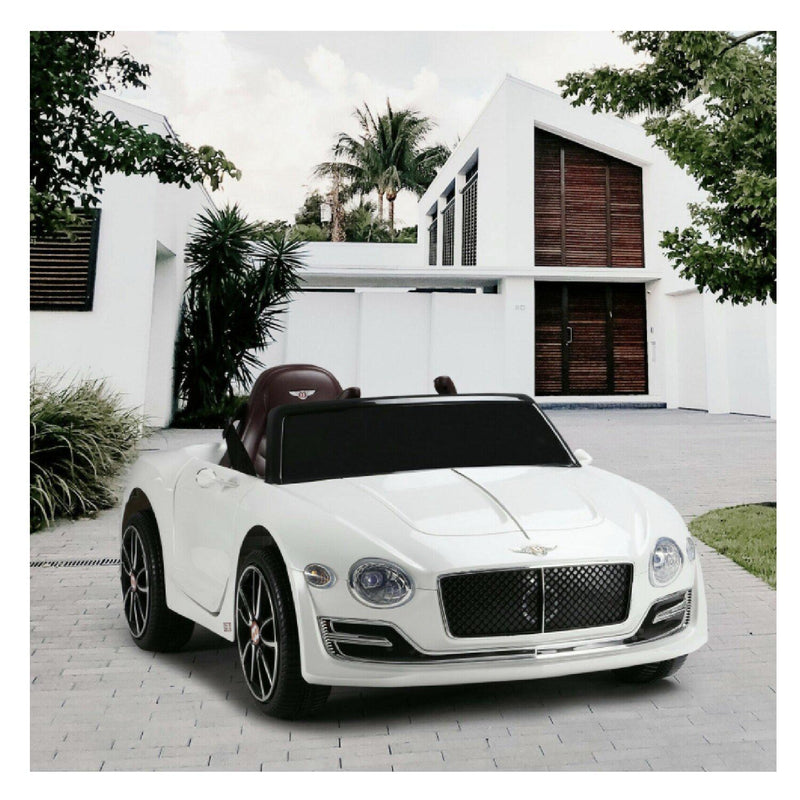 Load image into Gallery viewer, 12V Battery Powered Ride-On Car for Kids Ages 2-8 with Parental Remote Control - White
