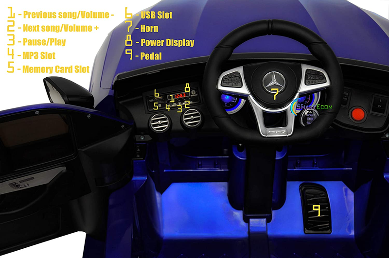 Load image into Gallery viewer, 12V Battery Powered Ride on Toy Car for Kids with Remote Control and License
