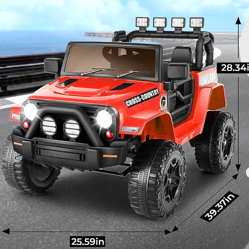 Load image into Gallery viewer, 12V Battery Powered Electric Ride-On Truck for Kids with Remote Control
