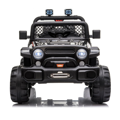12V Battery Powered Ride On Truck with 2 Front LED Lights - Perfect Gift for Kids