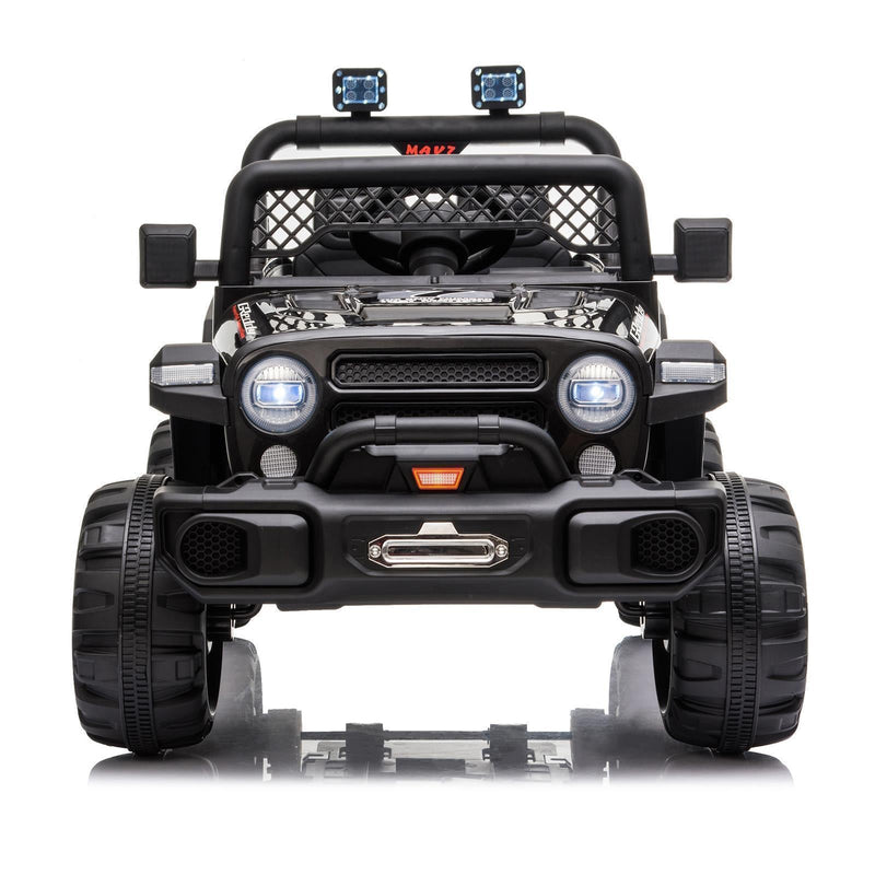 Load image into Gallery viewer, 12V Battery Powered Ride On Truck with 2 Front LED Lights - Perfect Gift for Kids
