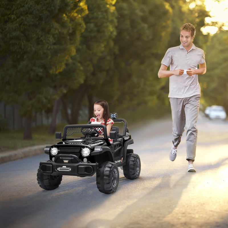 Load image into Gallery viewer, 12V Battery Powered Ride On Truck with 2 Front LED Lights - Perfect Gift for Kids
