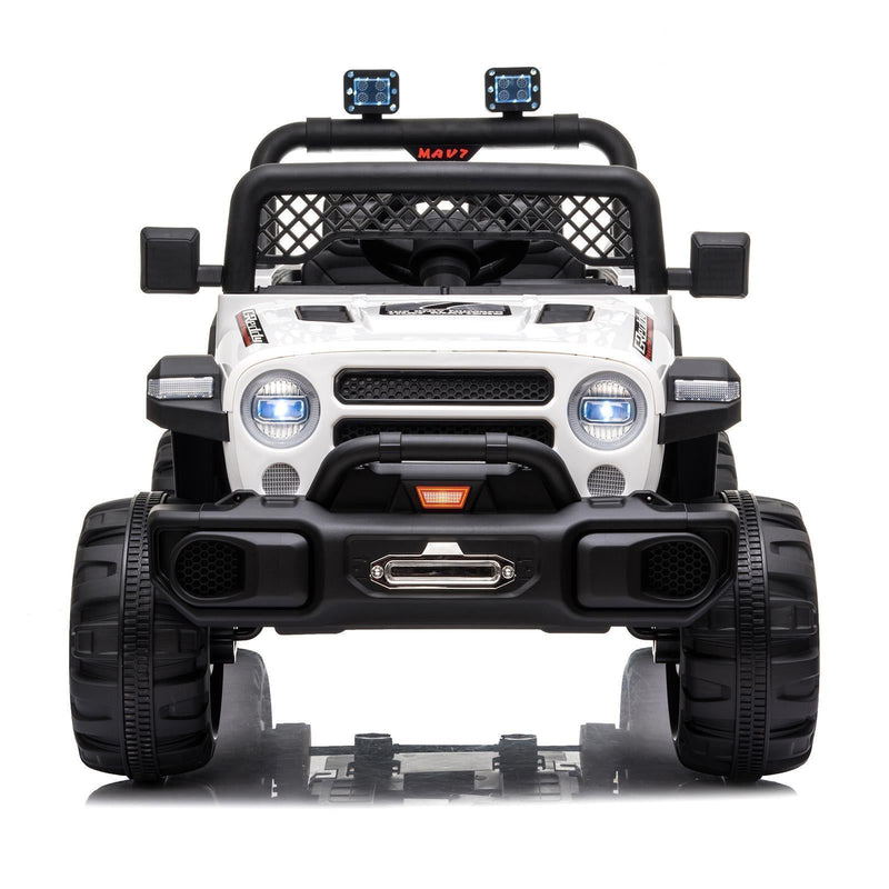 Load image into Gallery viewer, 12V Battery Powered Ride On Truck with 2 Front LED Lights - Perfect Gift for Kids

