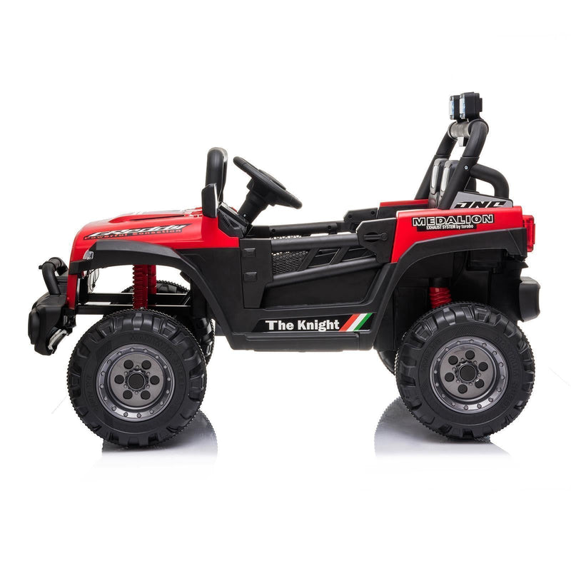 Load image into Gallery viewer, 12V Battery Powered Ride On Truck with 2 Front LED Lights - Perfect Gift for Kids
