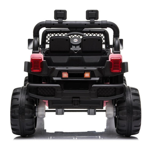 12V Battery Powered Ride On Truck with 2 Front LED Lights - Perfect Gift for Kids