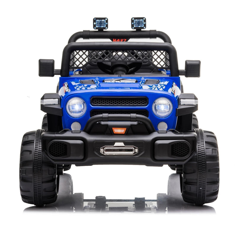 Load image into Gallery viewer, 12V Battery Powered Ride On Truck with 2 Front LED Lights - Perfect Gift for Kids
