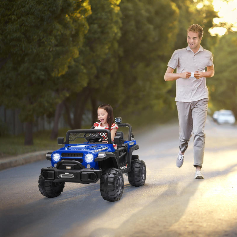 Load image into Gallery viewer, 12V Battery Powered Ride On Truck with 2 Front LED Lights - Perfect Gift for Kids
