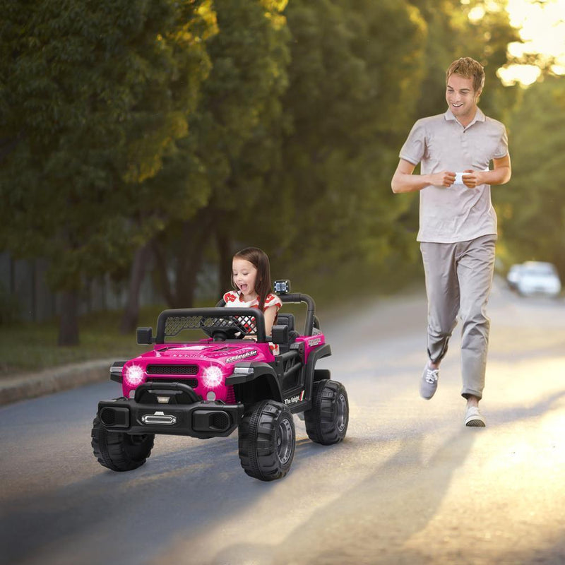 Load image into Gallery viewer, 12V Battery Powered Ride On Truck with 2 Front LED Lights - Perfect Gift for Kids
