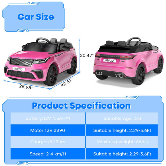 12V Battery Remote Control Ride on Truck Car Toy with MP3 Player for Kids