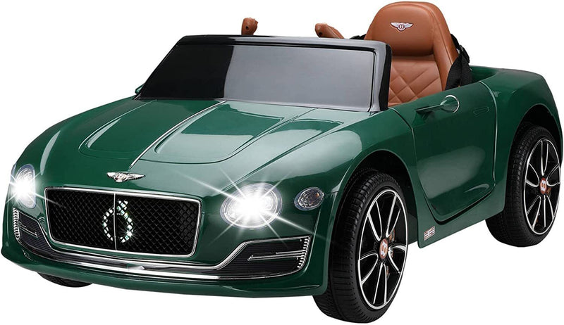 Load image into Gallery viewer, Licensed Bentley Style 12V Electric Ride-On Car with Remote Control and LED Lights - Green
