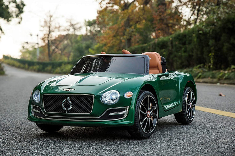 Load image into Gallery viewer, Licensed Bentley Style 12V Electric Ride-On Car with Remote Control and LED Lights - Green
