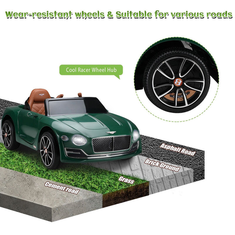 Load image into Gallery viewer, 12V Electric Bentley Style Ride On Car for Kids with Remote Control and AUX
