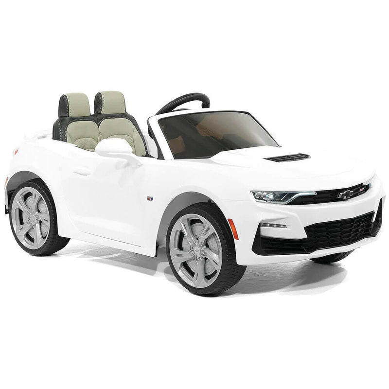 Load image into Gallery viewer, 12V Chevrolet Camaro SS Ride-On Car with EVA Rubber Tires, Open Doors, 3 Speeds, and Remote Control
