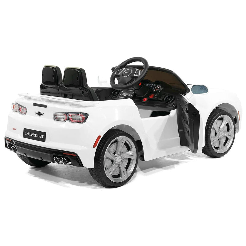 Load image into Gallery viewer, 12V Chevrolet Camaro SS Ride-On Car with EVA Rubber Tires, Open Doors, 3 Speeds, and Remote Control
