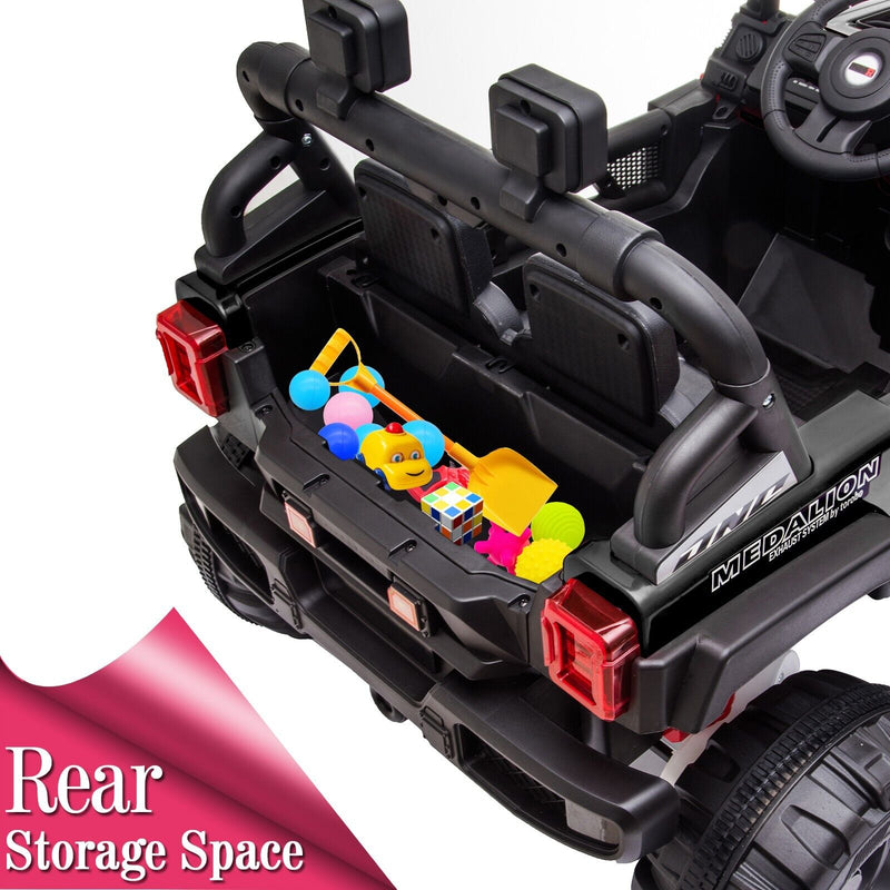 Load image into Gallery viewer, 12V Dual Drive Electric Ride-On Truck with Remote Control
