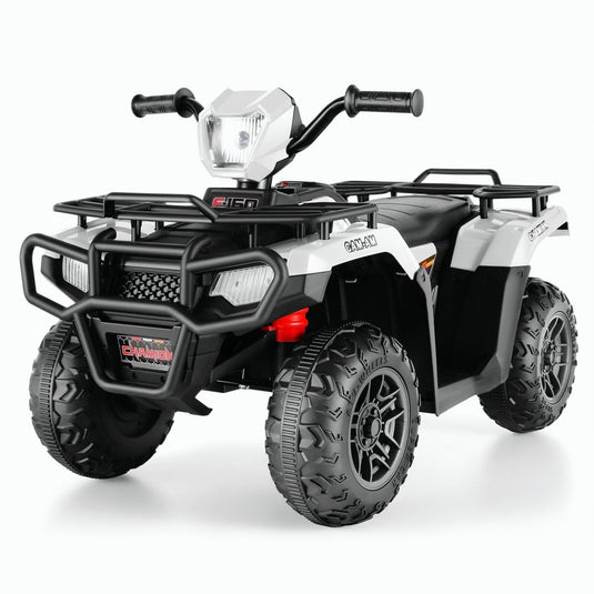 Electric 4-Wheeler Quad for Kids with 12V Battery and Dual 30W Motors