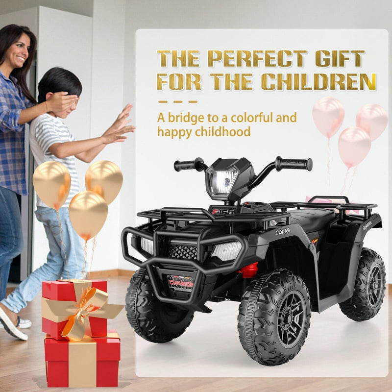 Load image into Gallery viewer, Electric 4-Wheeler Quad for Kids with 12V Battery and Dual 30W Motors
