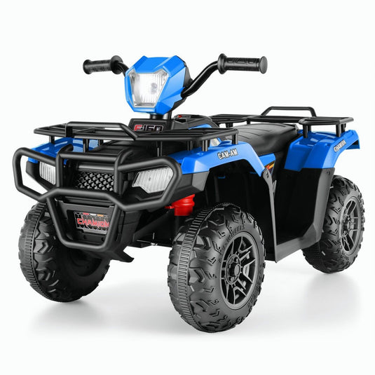 Electric 4-Wheeler Quad for Kids with 12V Battery and Dual 30W Motors