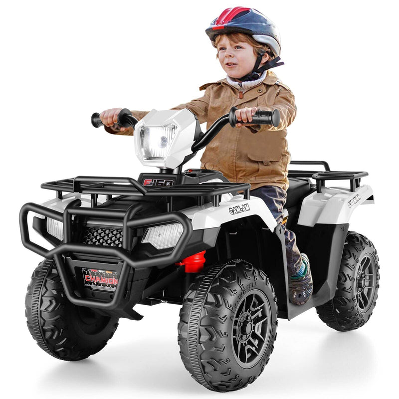 Load image into Gallery viewer, 12V Battery Powered Electric ATV Quad Ride-On Car for Kids - Fun and Adventure on Wheels!

