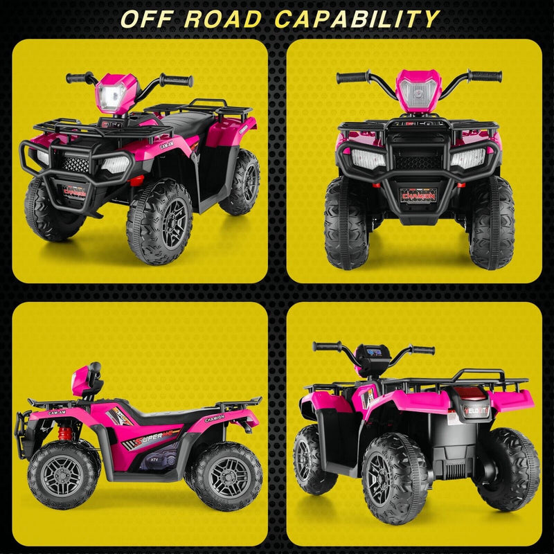 Load image into Gallery viewer, 12V Battery Powered Electric ATV Quad Ride-On Car for Kids - Fun and Adventure on Wheels!
