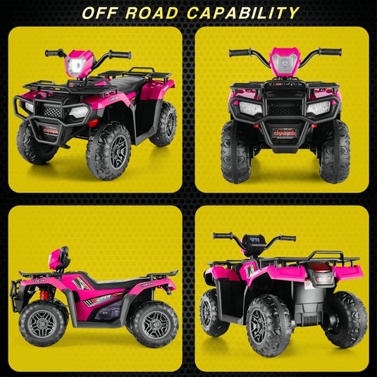 12V Battery Powered Electric ATV Quad Ride-On Car for Kids - Fun and Adventure on Wheels!