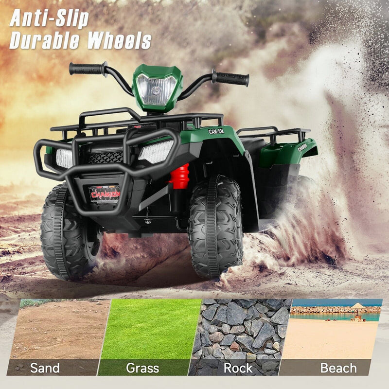 Load image into Gallery viewer, 12V Battery Powered Electric ATV Quad Ride-On Car for Kids - Fun and Adventure on Wheels!
