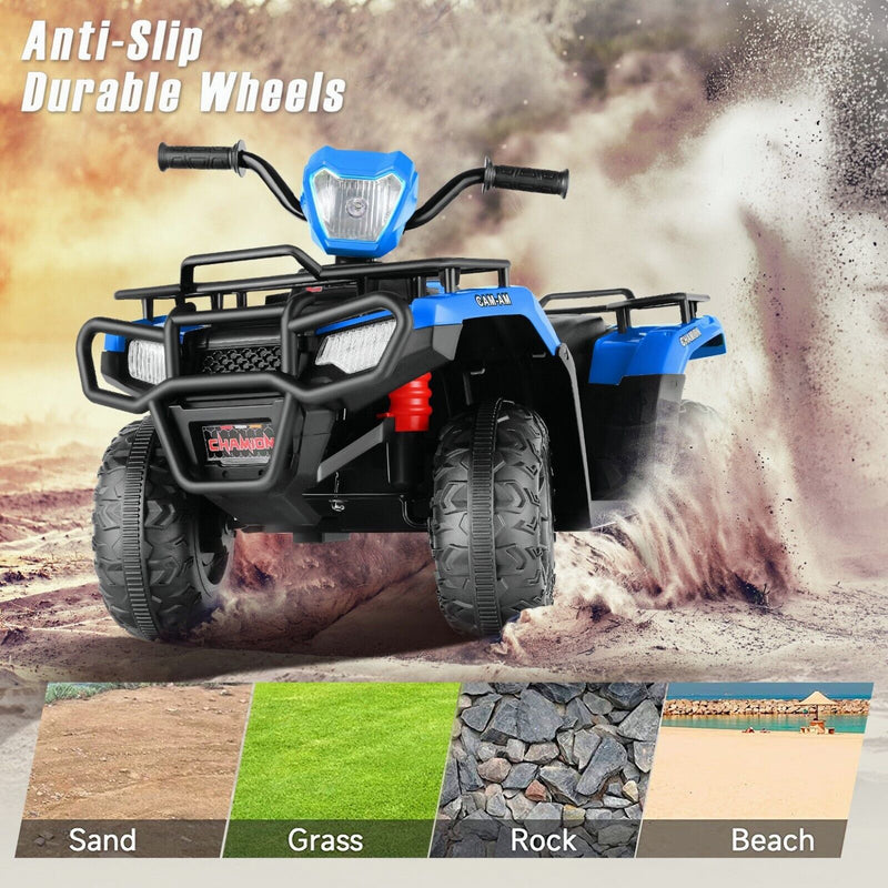 Load image into Gallery viewer, 12V Battery Powered Electric ATV Quad Ride-On Car for Kids - Fun and Adventure on Wheels!
